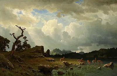 Thunderstorm in the Rocky Mountains Albert Bierstadt
